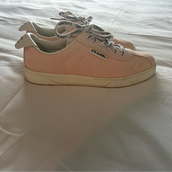 RARE- Authentic-CHANEL sneakers- PINK  (worn twice only) - Picture 4 of 8